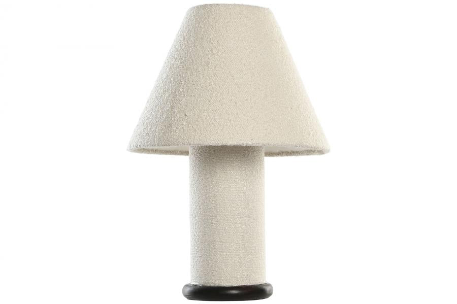 Lampara Sobremesa Metal Poliester 37X37X48 Bucle
