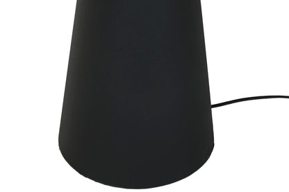 Lampara Pie Metal Fibra 80X80X171 Negro