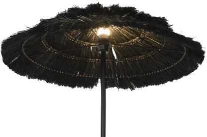 Lampara Pie Metal Fibra 80X80X171 Negro
