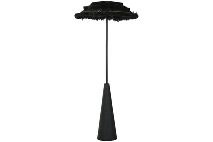 Lampara Pie Metal Fibra 80X80X171 Negro