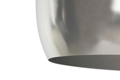Lampara Techo Metal 32X32X28 Cromado Plateado
