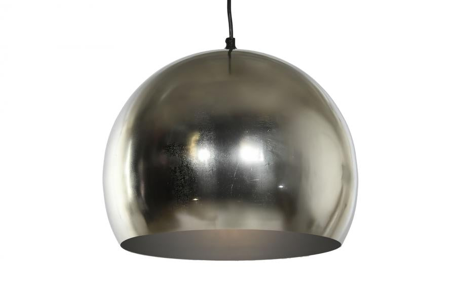 Lampara Techo Metal 32X32X28 Cromado Plateado