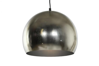 Lampara Techo Metal 32X32X28 Cromado Plateado