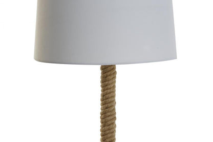 Lampara Pie Metal Cuerda 42X42X151
