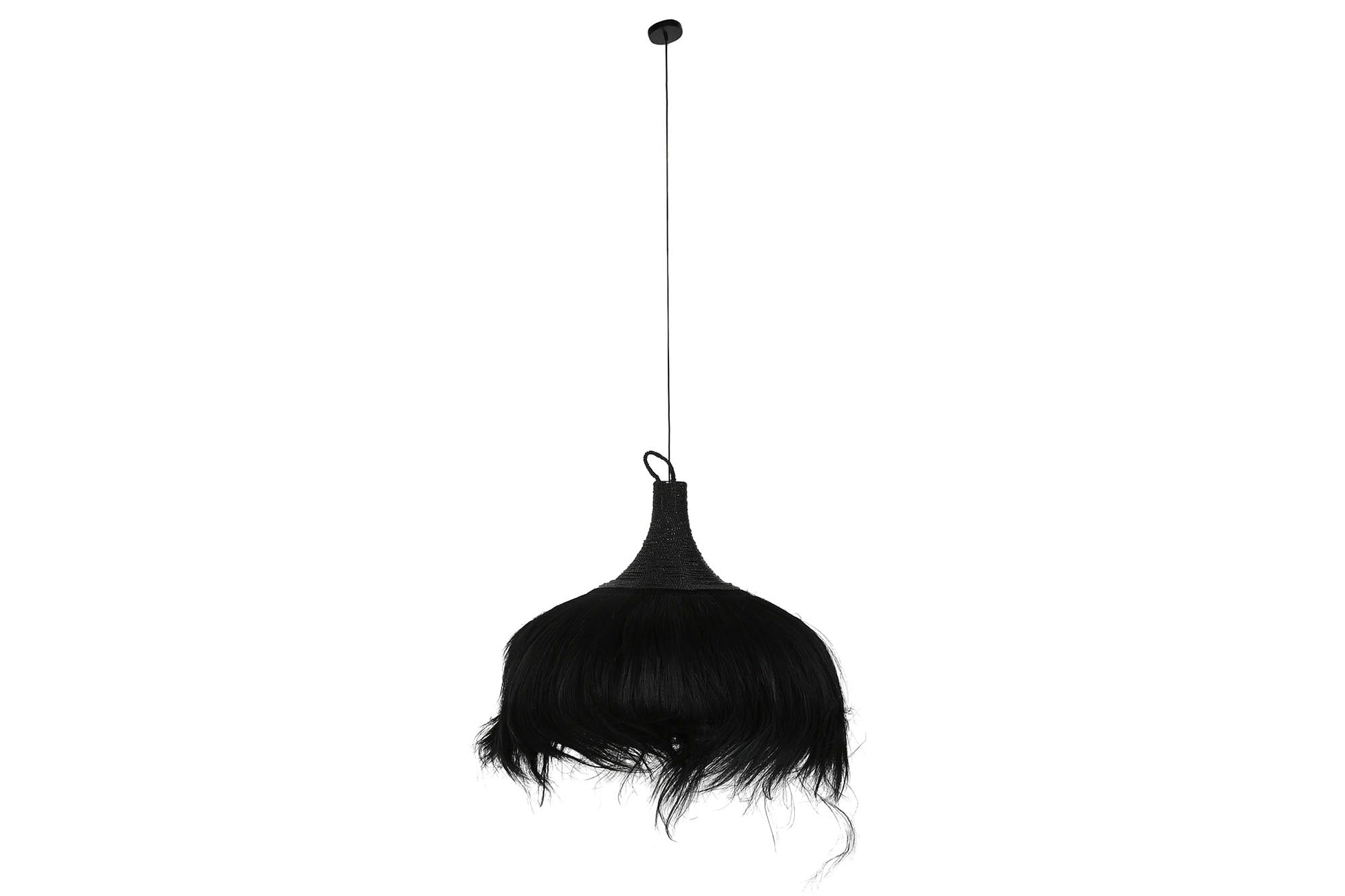 Lampara Techo Fibras Naturales 100X100X70
