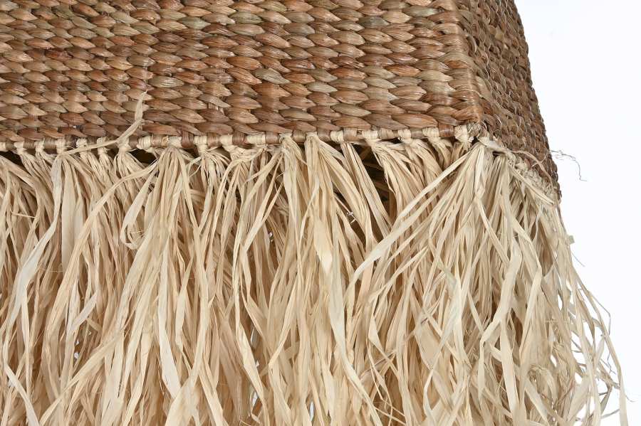 Lampara Techo Fibras Naturales 138X26X33