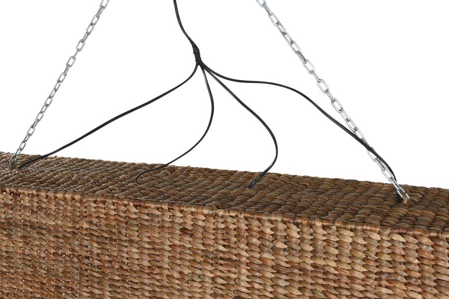 Lampara Techo Fibras Naturales 138X26X33
