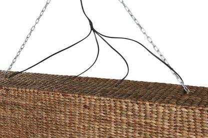 Lampara Techo Fibras Naturales 138X26X33