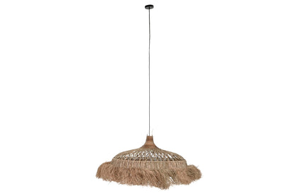 Lampara Techo Fibras Naturales 100X100X40