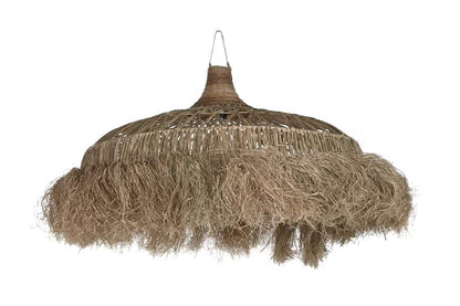 Lampara Techo Fibras Naturales 100X100X40