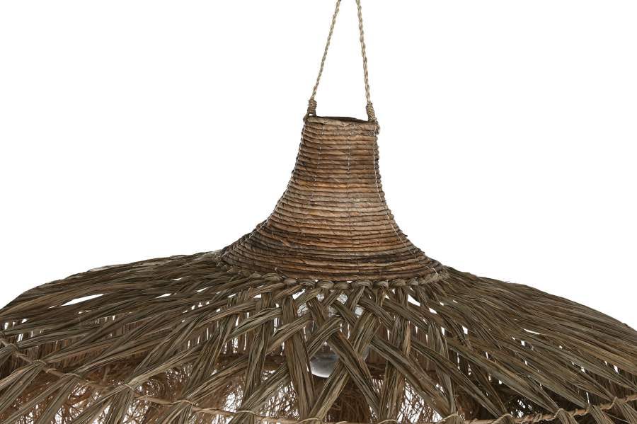 Lampara Techo Fibras Naturales 100X100X40