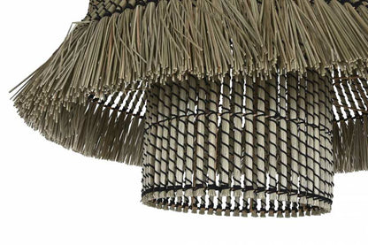 Lampara Techo Fibras Naturales 74X57X65