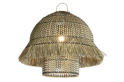 Lampara Techo Fibras Naturales 74X57X65