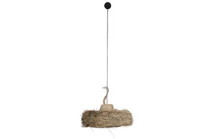 Lampara Techo Fibras Naturales 64X64X34