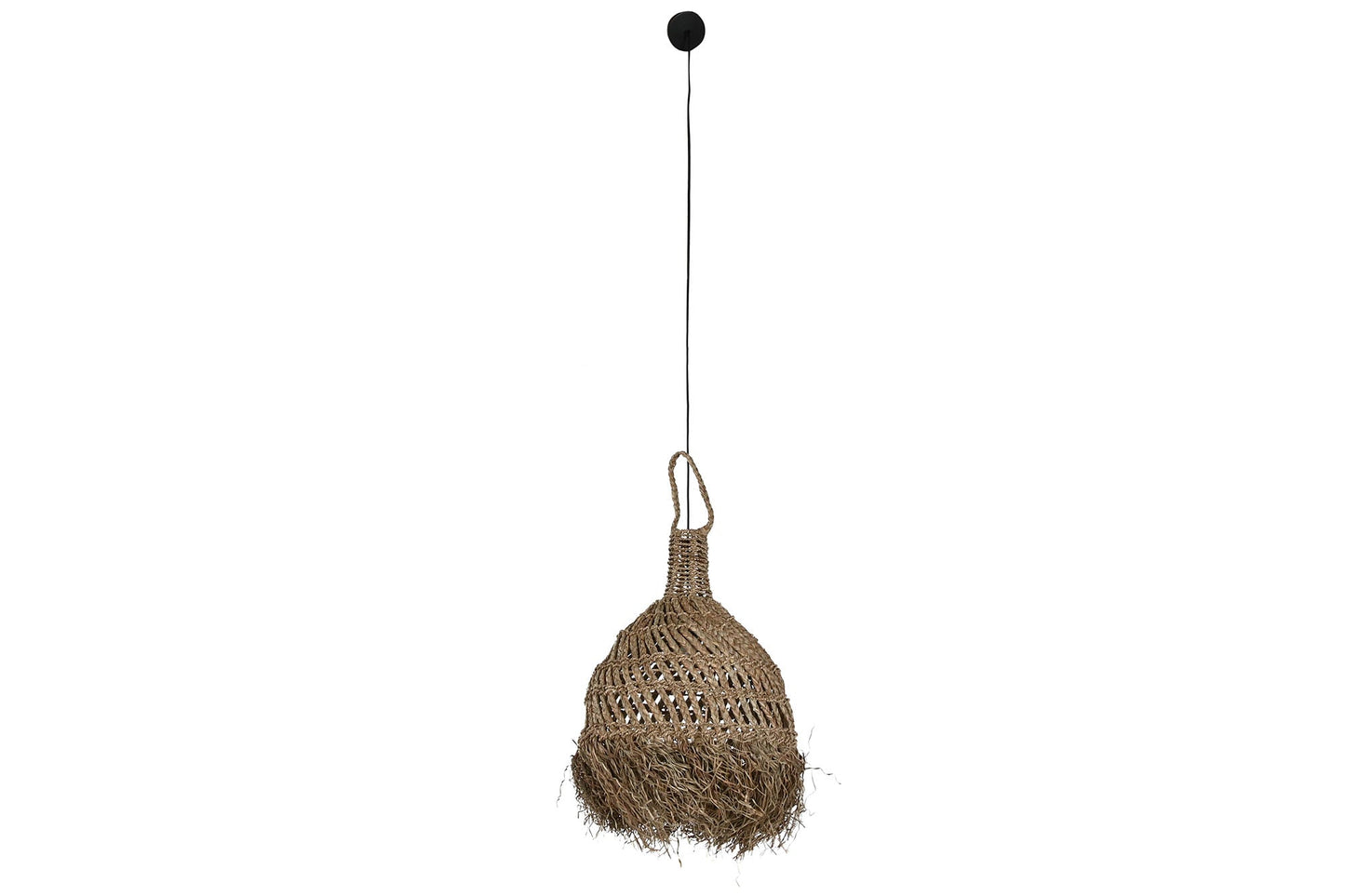 Lampara Techo Fibras Naturales 52X58X77