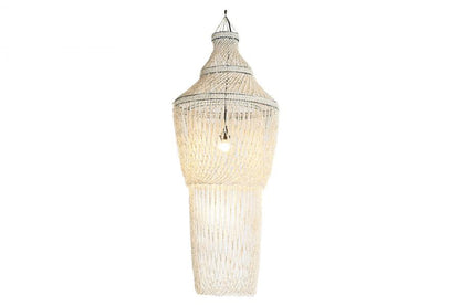 Lampara Techo Conchas 54X54X130 Hecho A Mano