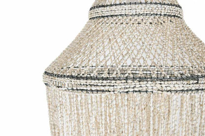 Lampara Techo Conchas 54X54X130 Hecho A Mano