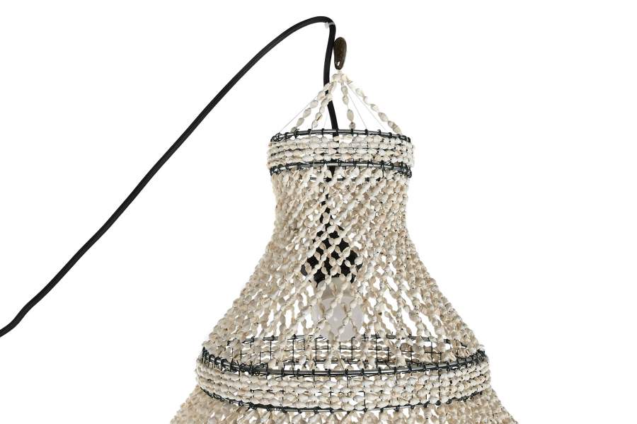 Lampara Techo Conchas 54X54X130 Hecho A Mano