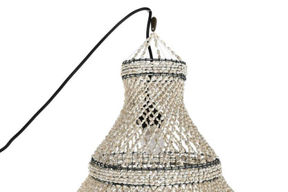 Lampara Techo Conchas 54X54X130 Hecho A Mano