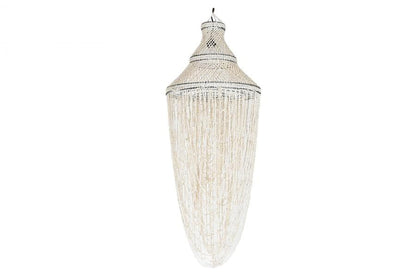 Lampara Techo Conchas 54X54X130 Hecho A Mano