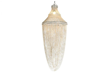 Lampara Techo Conchas 54X54X130 Hecho A Mano