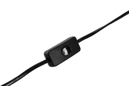 Lampara Sobremesa Teca Hierro 40X20X80