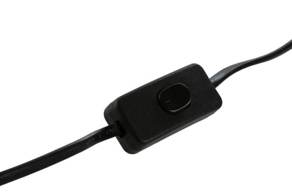 Lampara Sobremesa Teca Hierro 50X22X80
