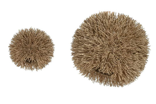 Pantalla Set 2 Bambu 60X60X60 Hecho A Mano Natural