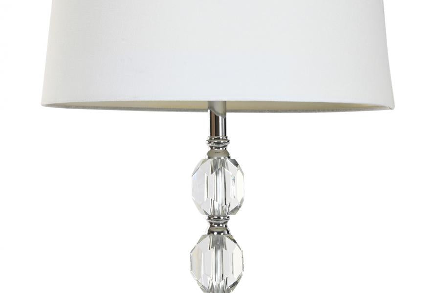 Lampara Pie Set 3 Cristal 35X35X150 Con 2 De Sobre
