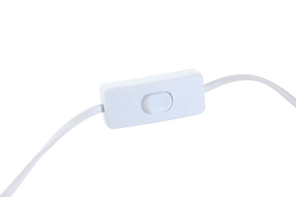 Lampara Sobremesa Ceramica Algodon 40X23X67