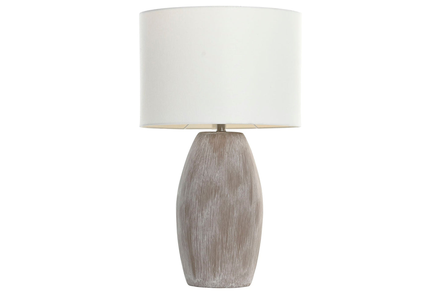 Lampara Sobremesa Ceramica Algodon 40X23X67
