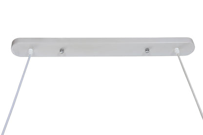 Lampara Techo Madera 80X10X30 5 Bombillas