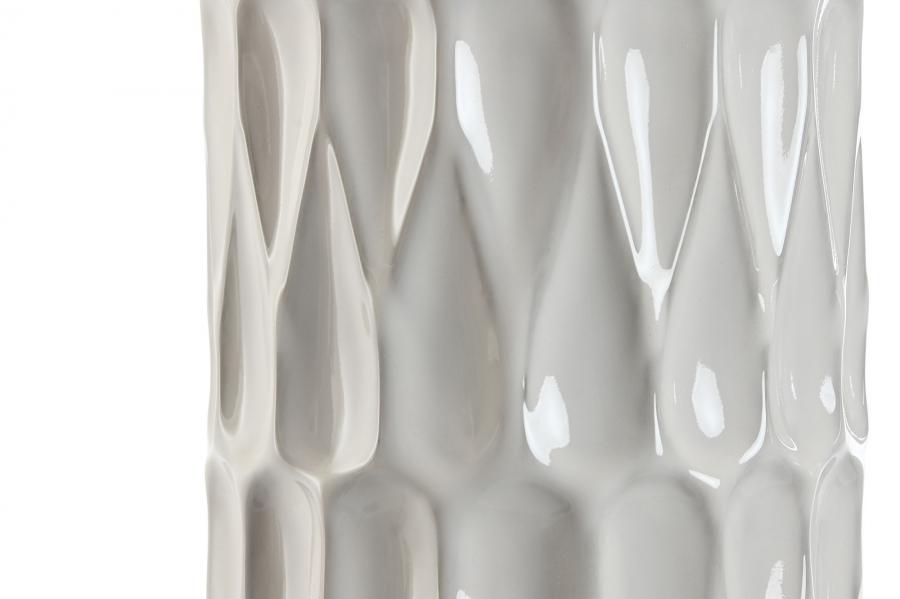 Lampara Sobremesa Porcelana Algodon 40X40X68