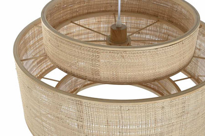 Lampara Techo Bambu 56X56X37 Natural Marron