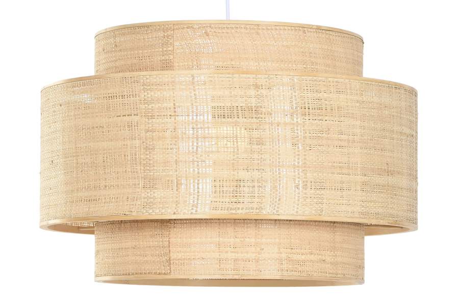 Lampara Techo Bambu 56X56X37 Natural Marron