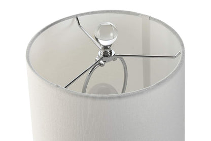 Lampara Sobremesa Cristal Lino 23X23X50