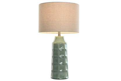 Lampara Sobremesa Gres Lino 38X38X71 Verde
