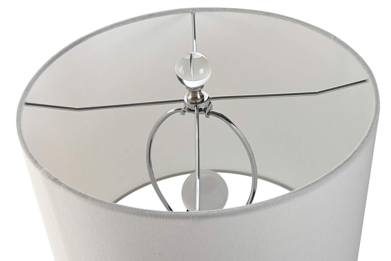 Lampara Sobremesa Gres Lino 30X30X60 Espiral