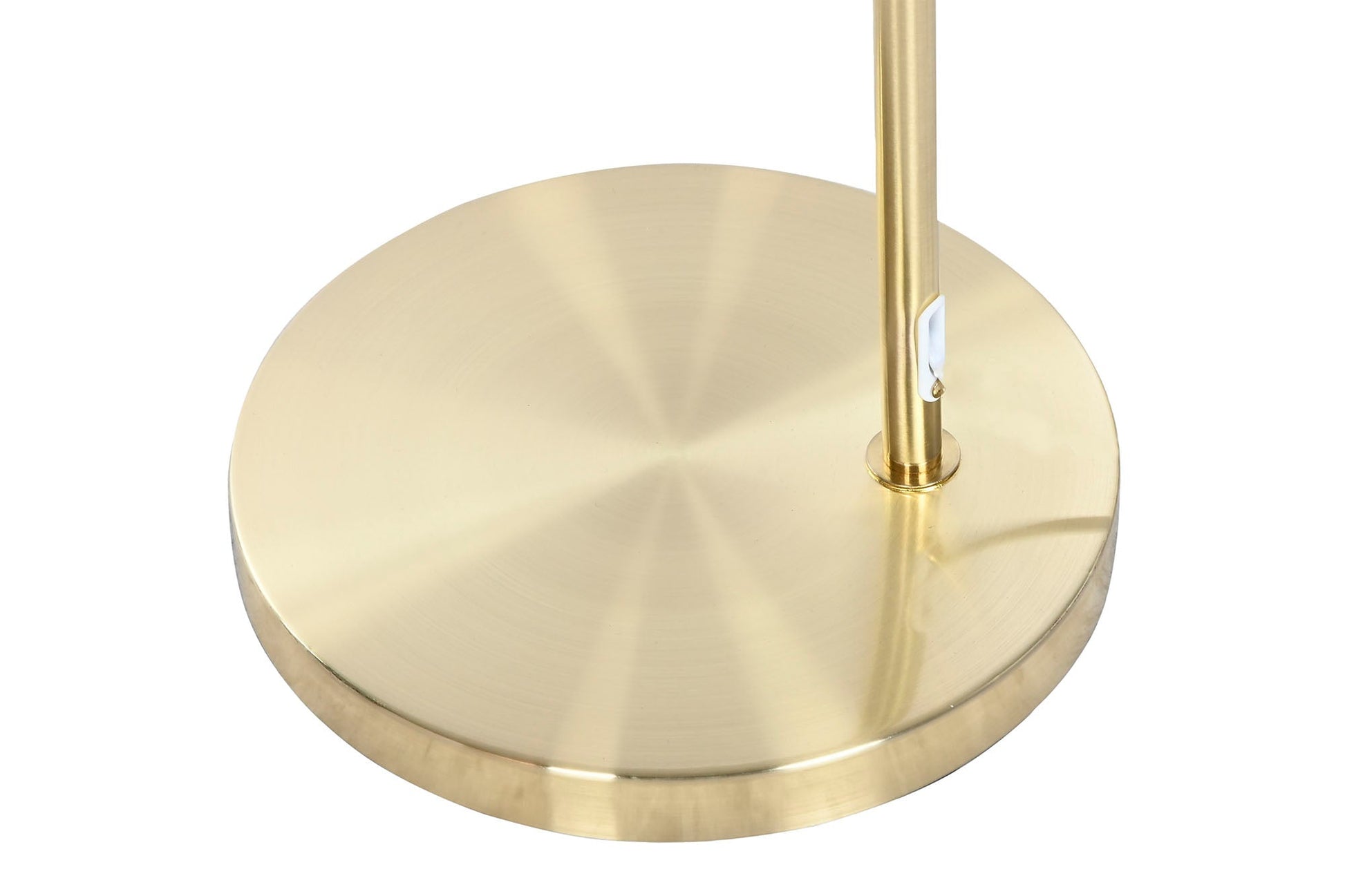 Lampara Pie Metal Bambu 66X35X180 Dorado