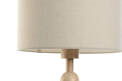 Lampara Sobremesa Hevea / Rubberwood 32X32X56 Bola