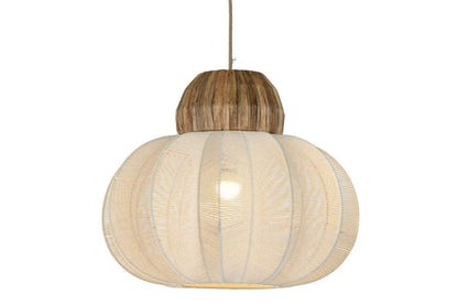 Lampara Techo Algodon Seagrass 50X50X47 Natural
