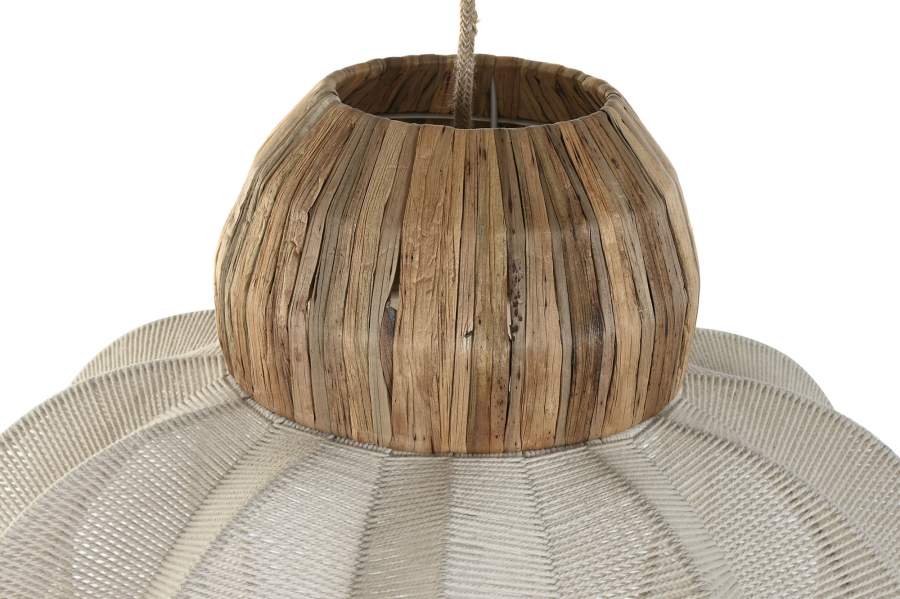 Lampara Techo Algodon Seagrass 50X50X47 Natural