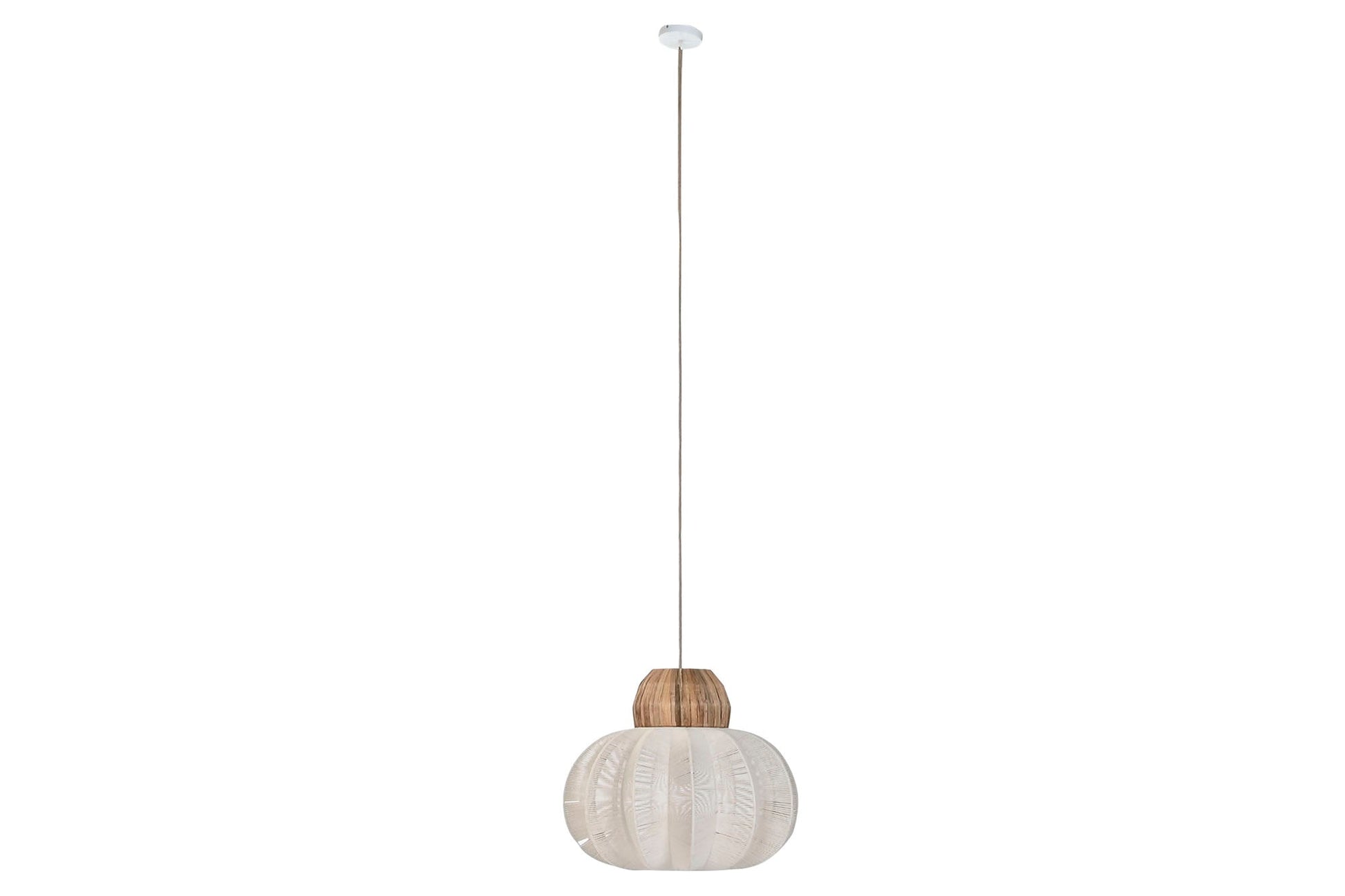 Lampara Techo Algodon Seagrass 50X50X47 Natural