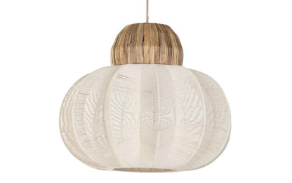 Lampara Techo Algodon Seagrass 50X50X47 Natural