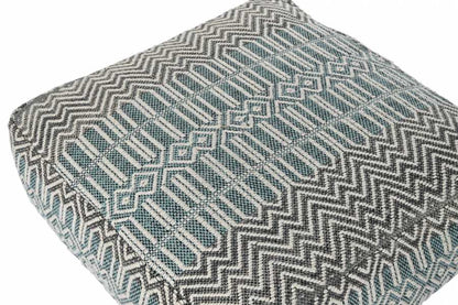 Cojin Suelo Algodon 60X60X25 6300 Gr_ Rayas Azul