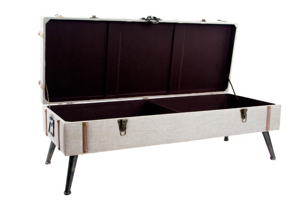 Descalzadora Lino Mdf 122X47X43 Beige