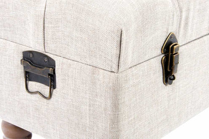 Descalzadora Set 2 Madera 81X42X43 Beige