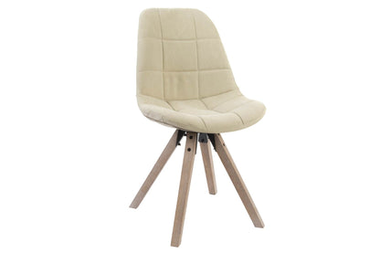 Silla Poliester Algodon 47X55X85 Natural Beige