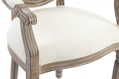 Silla Abeto Lino 56X46X96 Beige