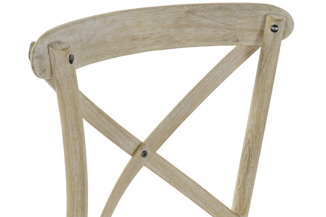 Silla Olmo Ratan 50X52_5X88 Crossback Envejecido